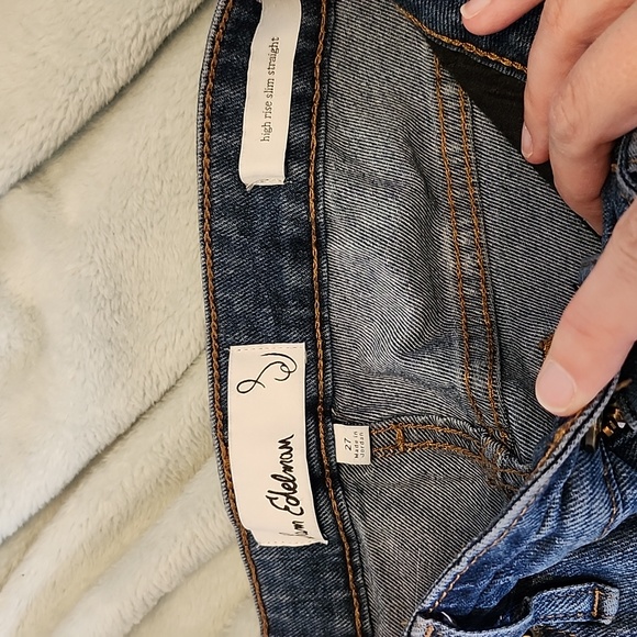 Sam Edelman high rise slim straight size 27 good condition denim jeans - Picture 7 of 9